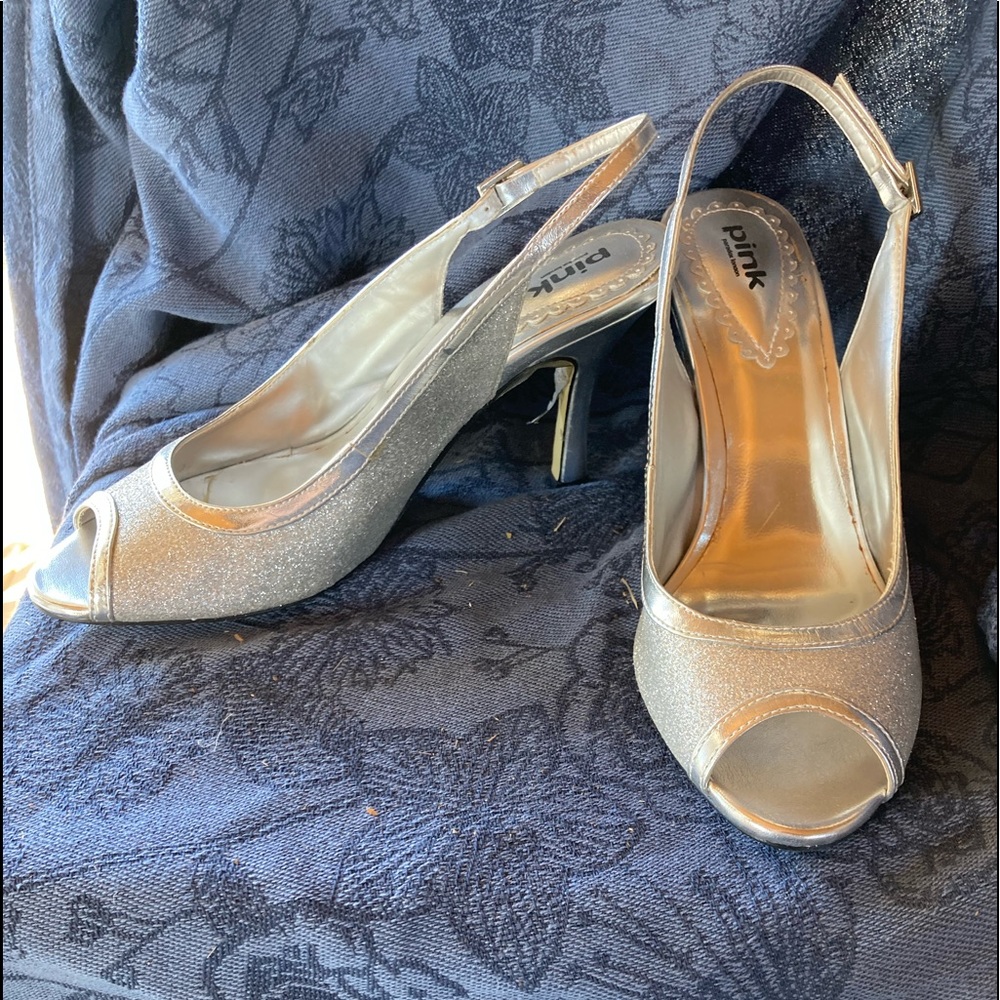 Silver heels